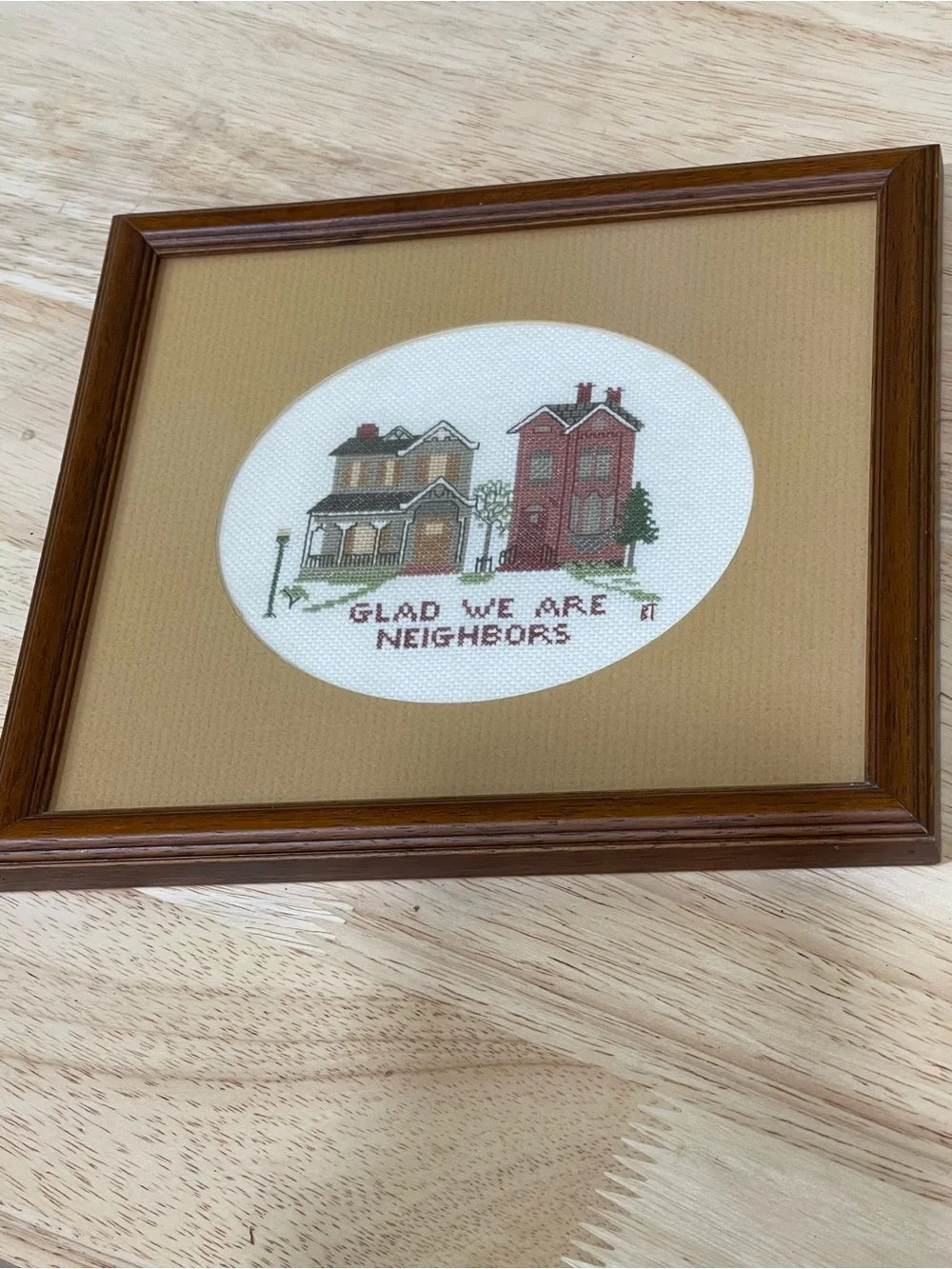 Framed Cross-Stitch 